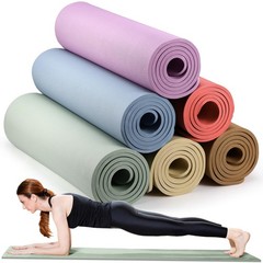 6 Pcs 10mm Thick Yoga Mat Bulk 68 x 24 Inches Anti-slip Tear-resistant Exerci…