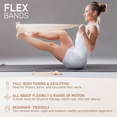 PhysKcal Pilates Kit, 15-Inch Pilates Ring with 1x Core Ball, 3X Resistant Lo…