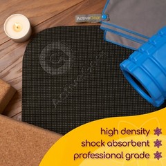 Large Yoga Mat 6’x4’x8mm | Extra Thick, Durable, Eco-Friendly, Non-Slip