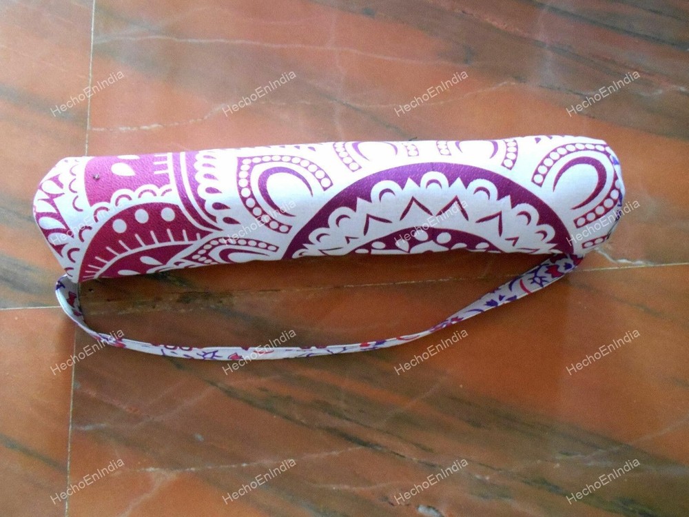 White Red Yoga Bag Beach Gym Exercise Mat Carrier Bags With Shoulder Strap