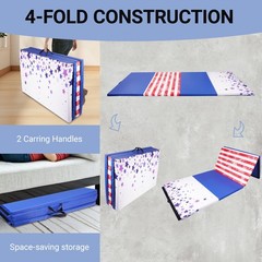Versatile 4’x8’x2″ High-Density Gym Mats Extra Thick Anti-Tear Easy-Clean