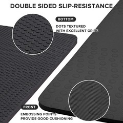 JELS Extra Thick Yoga Mat, 1.2/2 inch, Ergonomic 3D Non Slip Design, SGS Cert…
