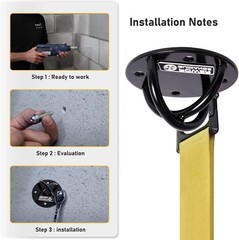 Multi-Purpose Wall and Ceiling Mount Bracket for Fitness Equipment