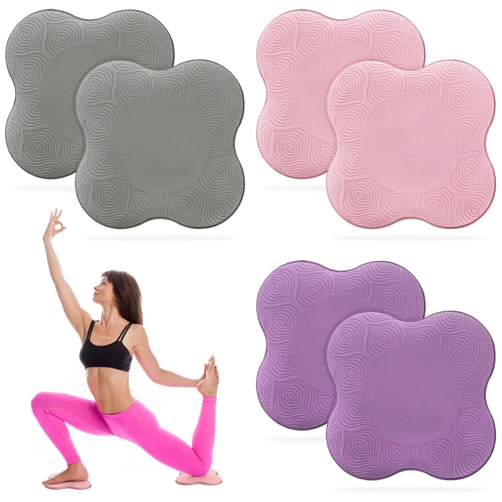 6 Pack Yoga Knee Pads, Pilates Knee Pad Cushion Extra Thick Foam for Knees Elbow