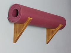 Yoga Mat Holder – Yoga Mat Rack – Classy and Elegant – Handmade from solid wood