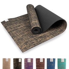 Eco-Friendly Jute Yoga Mat – High-Performance Vegan Exercise Mat 72″x24″ 0.2″ Th