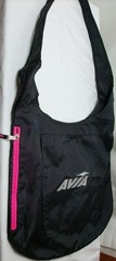 Avia Ultra Lightweight Sport Tote Black with Pink zipper NWOT