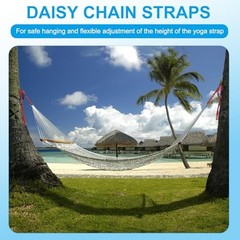 Daisy Chain Straps, 2 Pack Strong Climbing Strap Adjustable Nylon Chain Sling