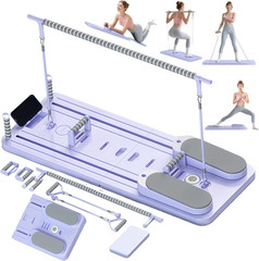 Pilates Board-Pilates Reformer Board,Multi-Purpose Portable Pilates Reformer Mac