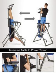 Innova ITP1000 12-in-1 Inversion Table with Power Tower Workout Station