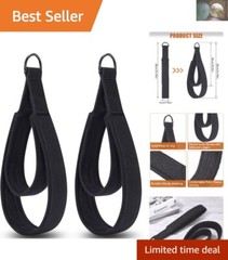 Versatile Reformer Pilates Straps – Padded Double Loop, Perfect for Home & Gym