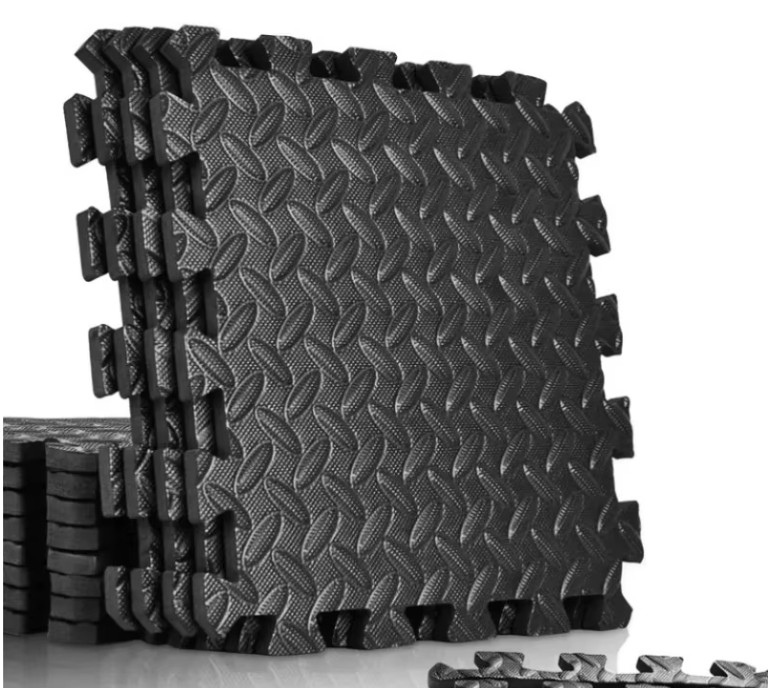 Yoga Mat Fitness Foam Floor Tile Protection Pad 16 pcs Luxury Premium Non Slip