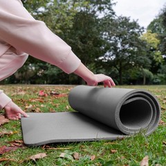 Extra Thick 1-Inch Yoga Mat – High Density, Anti-Tear, Carrying Strap, Multi-Col