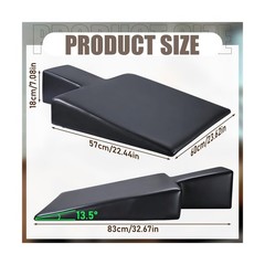 TOBWOLF Pilates Wedge, Non-Slip Workout Wedge for Pilates Reformer, Removable…