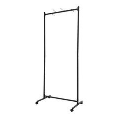 185cm Yoga Mat Holder Hanging,Iron Yoga Mats Storage Rack w/ Double Sided Hooks