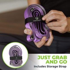 Durable Non-Elastic Stretching Strap 1″W x 8″L – Ideal for Therapy and Yoga