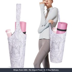 IwIeIaIrI Yoga Mat Bag for Women with Large Size Pocket and Zipper Pocket,Yoga B