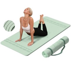 PAIDU Large Yoga Mat-72’x36’x0.4’ Extra Width ＆ Green