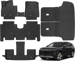 Promrmr TPE Floor Mats Set for Hyundai Ioniq 9 7-Seats 2026, All-Weather Wate…