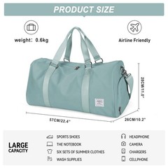 Light Blue Yoga Women Tote Bag Large Shoulder Bag Top Handle Handbag with Yog…