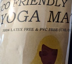 Athleta Eco Friendly Yoga Mat Workout Set: Gliding Discs & Band Black Latex Free