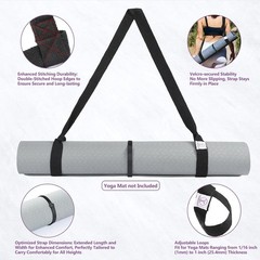 Lightweight Yoga Mat Sling – Adjustable, Heavy-Duty & Versatile for All Mats