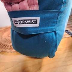 Opawise Teal Yoga Bolster Pillow Namaste Rectangular Meditation Cushion Support