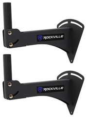 2 Rockville 15″ Powered 1000w Crossfit Gym Workout Speaker System+Mixer+Bracket
