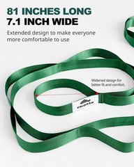 75″ Non-Stretch Physical Therapy Strap with Loops for Knee & Hip Recovery