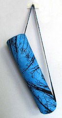 Indian Turquoise Forest Yoga Mat Carrier Bag Mandala Large With Shoulder Strap