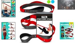Versatile Non-Elastic Yoga & Stretching Strap – Compact 78″ Length for Exercises