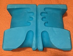 Wristbuddy® Yoga Blocks 2-Pack (Left + Right) — Ergonomic, Hand-Shaped EVA Block