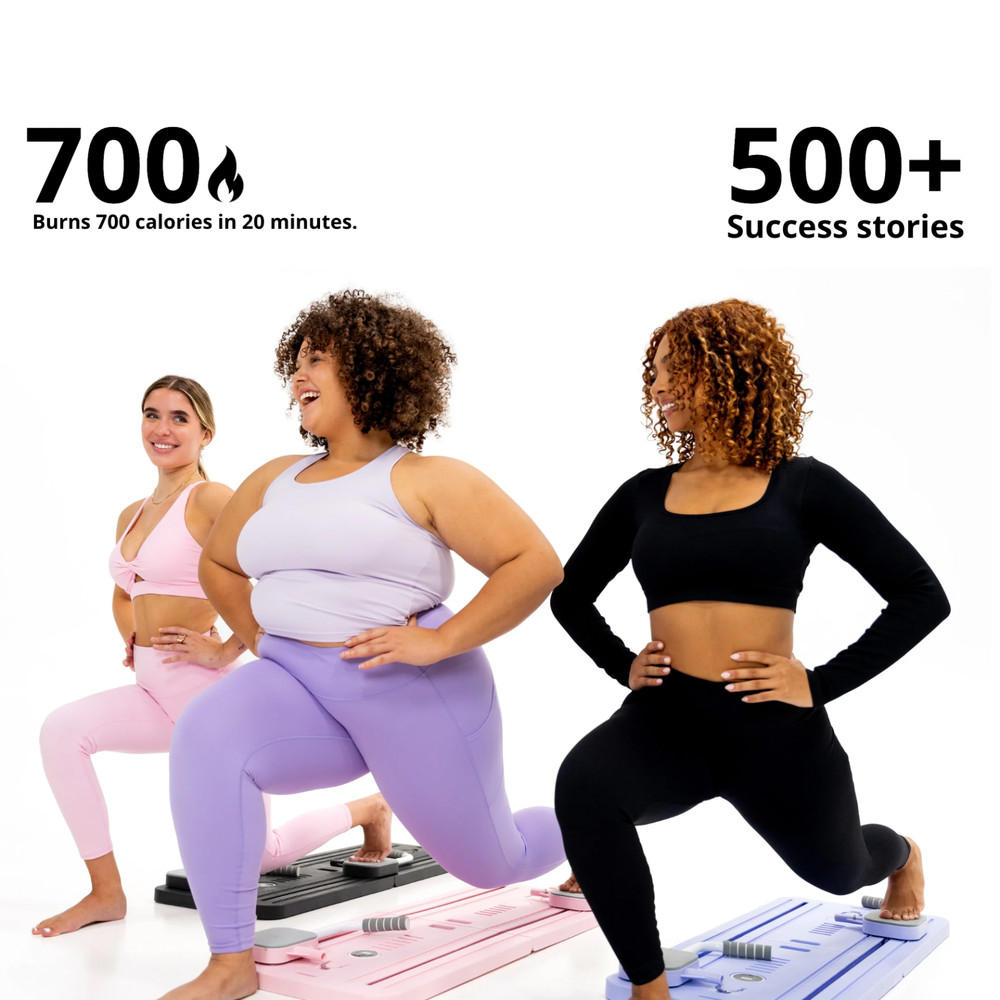 Pilates Reformer Set – All-In One Workout To Help You Sculpt & Tone From Home !