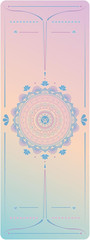 Classic Line Yoga Mat – Durable, Non-Slip, Sweat-Absorbent, Vivid Design