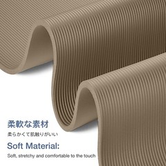 Thick Yoga Mat Non Slip, Large Size 72″ L x 32″ W x 0.6″ TH, Premium Exercise…