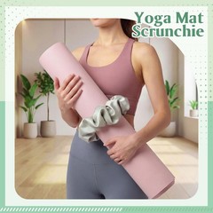 4 Pack Yoga Mat Scrunchie Elastic Strap Band – Durable & Stretchable Fabric -…