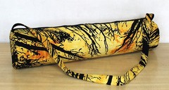 Indian Yellow Forest Yoga Mat Carrier Bag Mandala Large Bag With Shoulder Strap