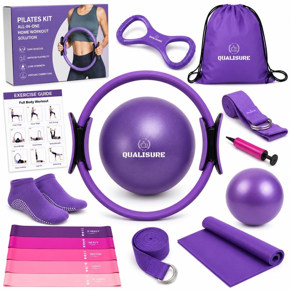 Pilates Kit for Women with Magic Circle Pilates Ring, Pilates Ring Fitness Tr…
