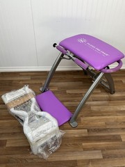 Pilates Pro Chair by Life’s a Beach – Purple – Solid Well Built Used Works