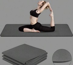 1pc Foldable Yoga Mat, Thick Waterproof, Comfortable Breathable.