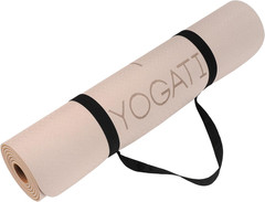 ® Yoga Mat with Strap with Alignment Lines. Home Workout Mat for Women, Men and