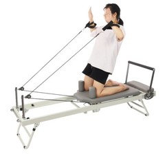 Foldable Reformer Machine, Multifunctional Yoga Fitness Equipment