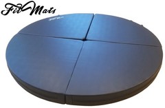 FitMat 5 Foot Multi-Use Portable Dance/Yoga Mat 3-inch EPE Foam, Black