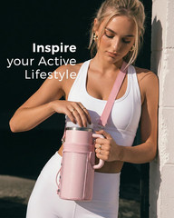 Magnetic Gym Bag for Women – Water Bottle Holder Bag Carrier – Gym Workout Acces