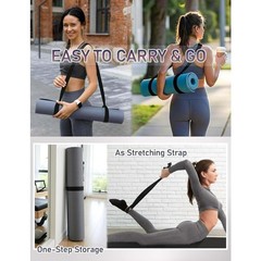 Yoga Mat Carrier Strap Long Adjustable Thick Wide Strap for Carrying Mat or