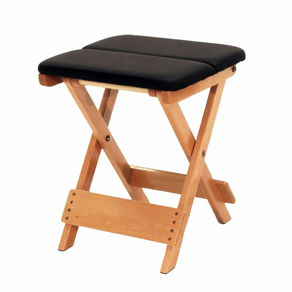Folding Fitness Stool Space-Efficient Exercise Chair Space-Saving