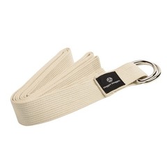 D-Ring Yoga Strap (Natural, 8 ft.)