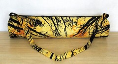 Indian Yellow Forest Yoga Mat Carrier Bag Mandala Large Bag With Shoulder Strap