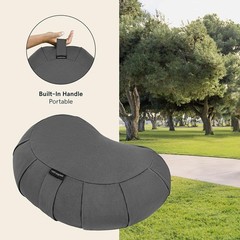 Sedona Zafu Meditation Cushion with Buckwheat Hull Fill – Adjustable Yoga & P…
