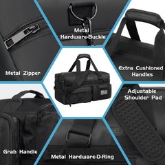 Gym Bag Water-Resistant Sports Duffel,Portable Lightweight Gym Bag,Sports Duf…
